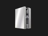 Vanitibox Men's Bathroom Mirror Cabinet - Mirror Finish