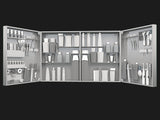 Vanitibox Duo door Bathroom Mirror Cabinet - Mirror Finish