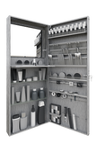 Vanitibox Makeup Armoire - Brushed Finish