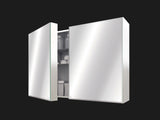Vanitibox Duo door Bathroom Mirror Cabinet