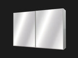 Vanitibox Duo door Bathroom Mirror Cabinet - Mirror Finish