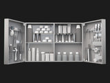Vanitibox Duo door Bathroom Mirror Cabinet - Mirror Finish
