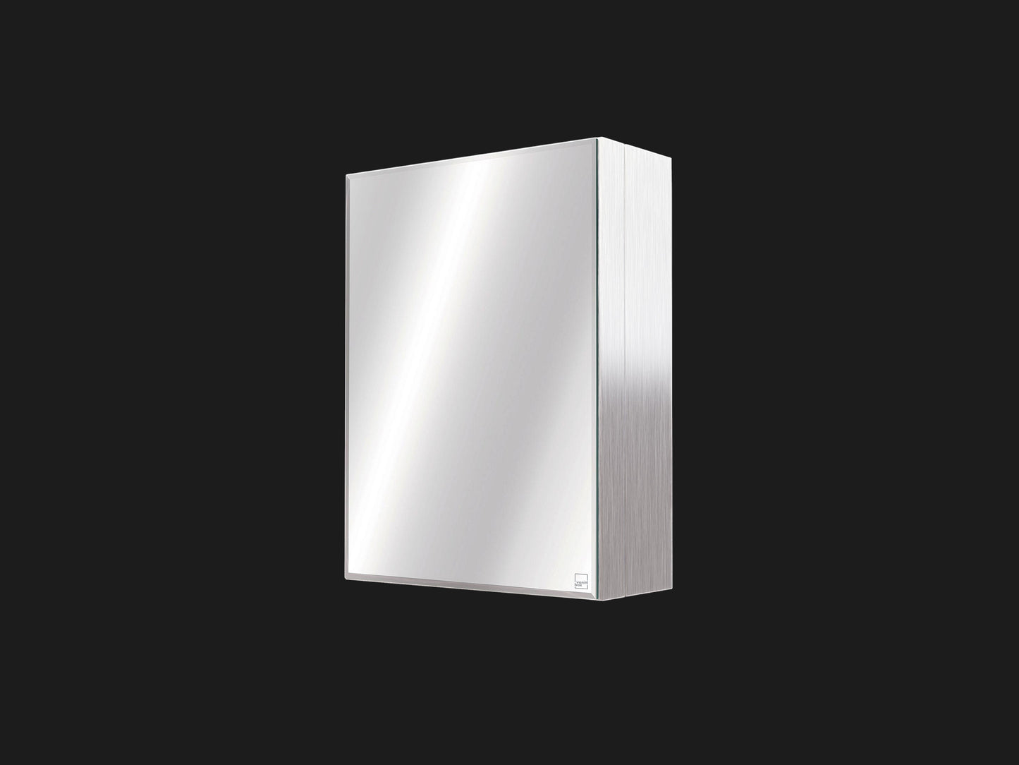 Vanitibox Family Bathroom Mirror Cabinet - Brushed Finish