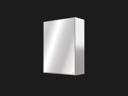 Vanitibox Men's Bathroom Mirror Cabinet - Brushed Finish