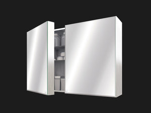 Vanitibox Duo door Bathroom Mirror Cabinet 